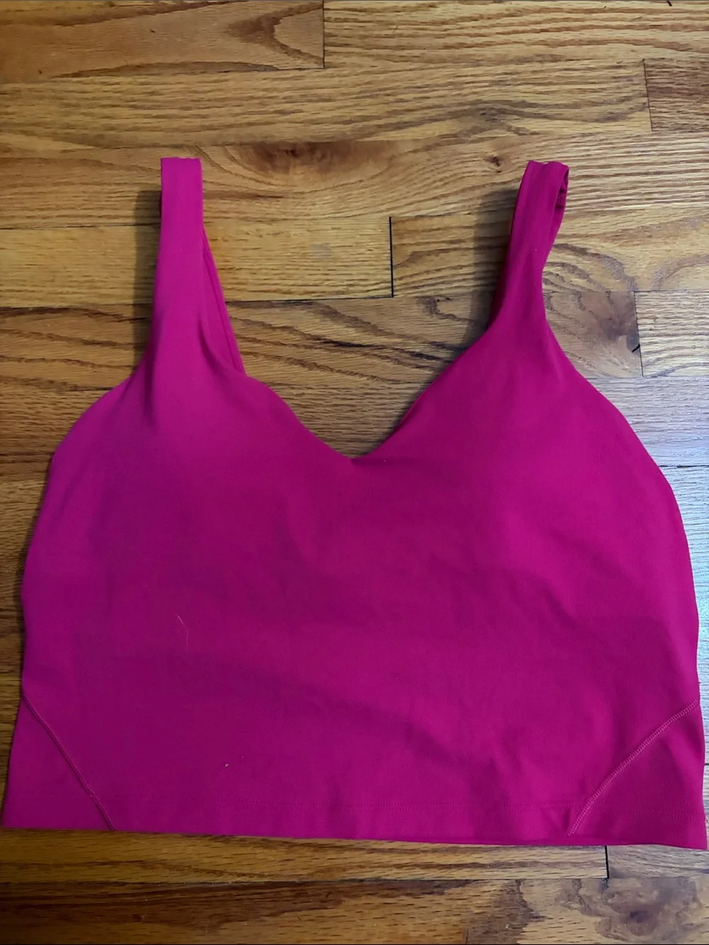 lululemon athletica Bright Pink Scoop Neck Sports Tank